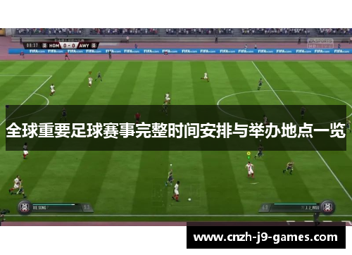 全球重要足球赛事完整时间安排与举办地点一览