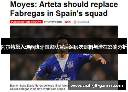 阿尔特塔入选西班牙国家队背后深层次逻辑与潜在影响分析 阿尔特塔入选西班牙国家队背后深层次逻辑与潜在影响分析